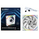 Lian Li UNI FAN SL Wireless LCD ARGB PWM Fan - 120 mm White