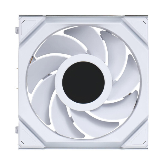 Lian Li UNI FAN SL Wireless LCD ARGB PWM Reverse Blade Fan - 120 mm White