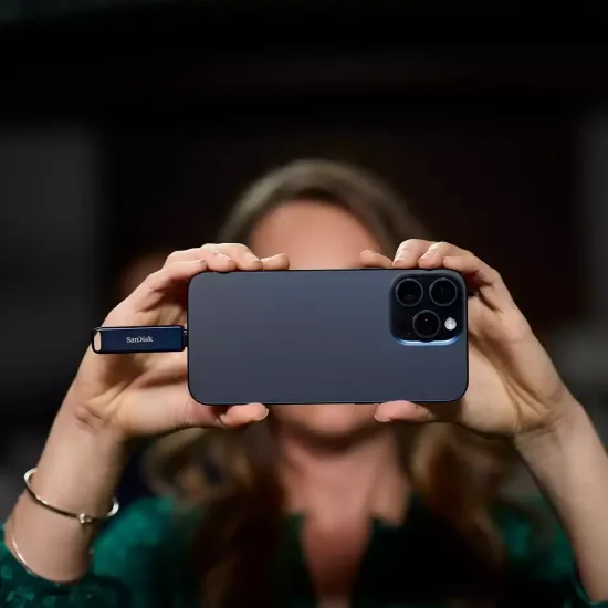 USB stick SanDisk, Phone Drive for iPhone - 64GB,USB-A/ USB-C,100Mb/s