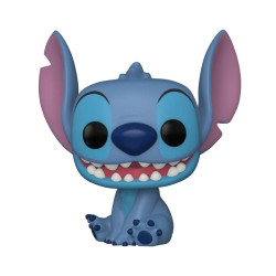 Funko POP! Movies: Movies:  Disney Lilo and Stitch, 065665,  Stitch (Smiling Seated) #1045 Vinyl Figure