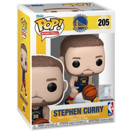 Funko Pop! Rocks: Sports: Basketball - Stephen Curry (Golden State Warriors) #205