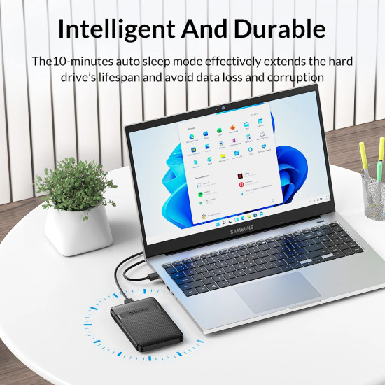 Orico кутия за диск Storage - Case - 2.5 inch USB-C - 2577C3-V1-BK