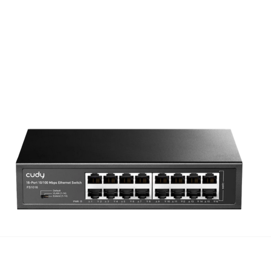 Switch Cudy FS1016, 16-Port 10/100Mbps, Metal Switch
