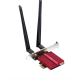 Ethernet Adapter Cudy WE9300, PCIe, Tri Band, 5.7 Gbps, 2.8 Gbps, 688 Mbps, WiFi, Bluetooth 5.4