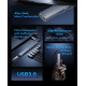 Orico хъб HUB USB-C 5 port - USB3.0 x 1, USB2.0 x 2, USB-C x 2, Aluminium - YSA4-U2-GY Orico хъб HUB USB-C 5 port - USB3.0 x 1, USB2.0 x 2, USB-C x 2, Aluminium - YSA4-U2-GY