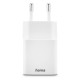 HAMA Бързо мини Gan зарядно, 30 W, 1x USB-C, 1x USB-A, PD, бял