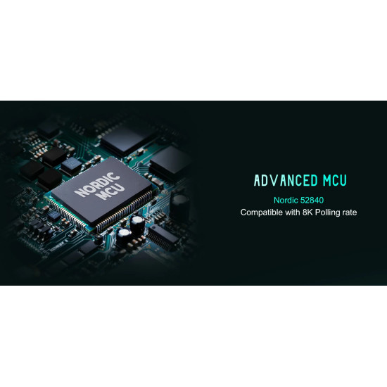 Lamzu професионална геймърска мишка MAYA X 8K - Wireless Gaming Mouse - Aimlabs Edition