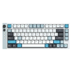 Lamzu професионална геймърска механична клавиатура Professional Gaming Mechanical Keyboard JET 75 - 8K, Magnetic Gateron Jade Switches - White/Blue