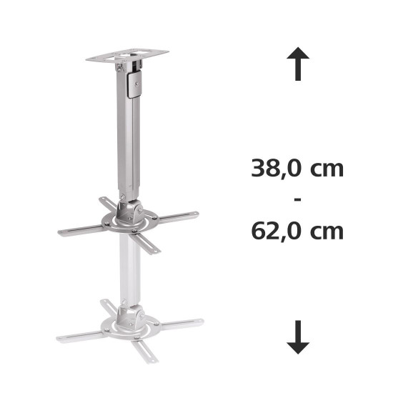 Projector Ceiling Mount HAMA 108784, 8 kg, Silver