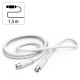 Hama Antenna Cable, Coax Plug - Coax Socket, 1.5 m, 90 dB