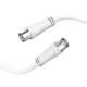 Hama Antenna Cable, Coax Plug - Coax Socket, 3 m, 90 dB