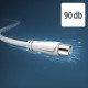 Hama Antenna Cable, Coax Plug - Coax Socket, 3 m, 90 dB