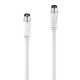 Hama Antenna Cable, Coax Plug - Coax Socket, 15 m, 90 dB