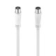 Hama Antenna Cable, Coax Plug - Coax Socket, 15 m, 90 dB