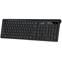 Genius клавиатура кирилизирана безжична Wireless Slim Keyboard SlimStar 7230 Black - AI, BG, 2.4Ghz