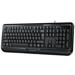 Genius клавиатура кирилизирана Smart Keyboard KB-118 II Black - AI, BG Layout, USB