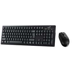 Genius клавиатура и мишка Wireless Keyboard and Mouse - KM-8101 Black - AI, BG, 2.4GHZ