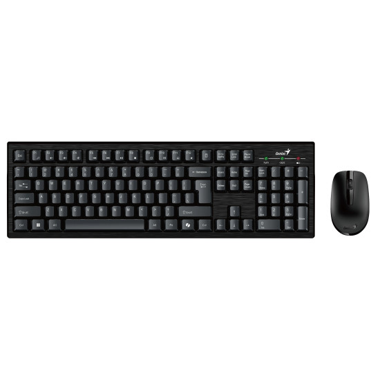Genius клавиатура и мишка Wireless Keyboard and Mouse - KM-8101 Black - AI, BG, 2.4GHZ