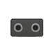 Hama Audio Adapter, 3.5 mm Jack Plug - 2 x 3.5 mm Jack Socket, Stereo