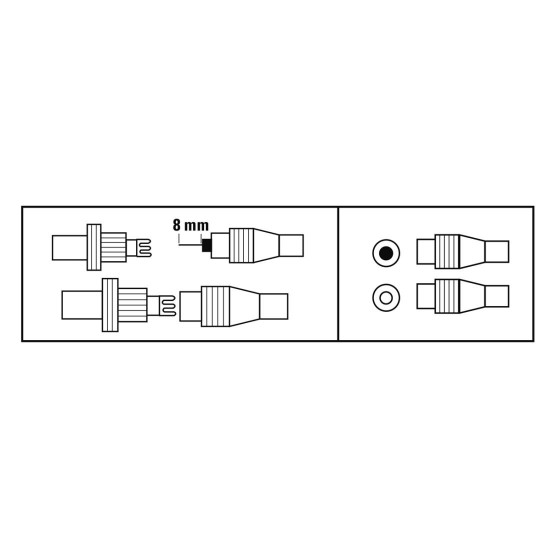 Hama Coax Set, Metal, Plug/Socket, screw attachment