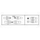 Hama Coax Set, Metal, Plug/Socket, screw attachment