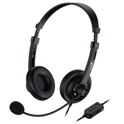 Genius слушалки с микрофон Headset HS-230U - USB, Mic, Black