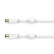 Hama Antenna Cable, Coax Plug - Coax Socket, gold-plated, 3.0 m, 100 dB