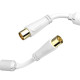 Hama Antenna Cable, Coax Plug - Coax Socket, gold-plated, 3.0 m, 100 dB