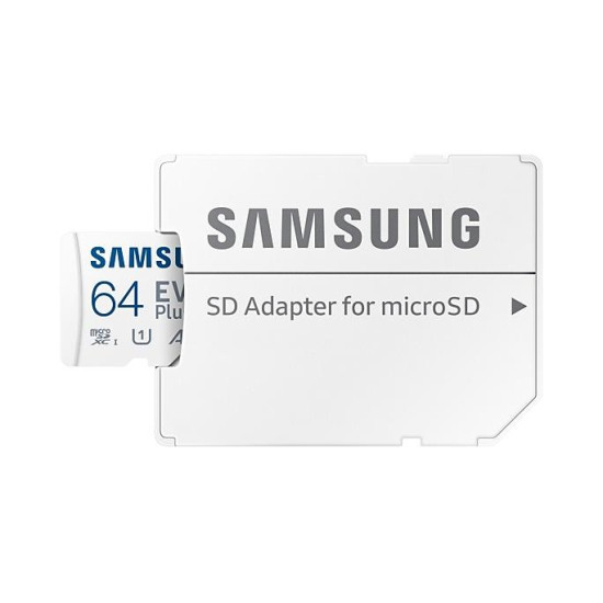 Memory card Samsung EVO Plus microSDXC, 64GB, Adapter