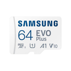 Memory card Samsung EVO Plus microSDXC, 64GB, Adapter