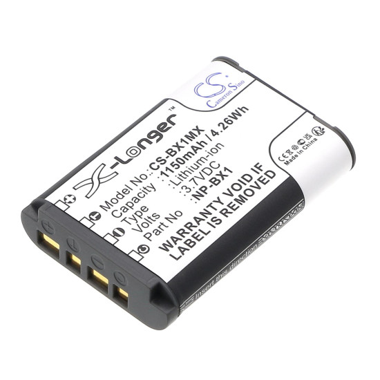 Батерия за фотоапарат SONY NP-BX1 LiIon 3.7V 1150mAh  Cameron Sino