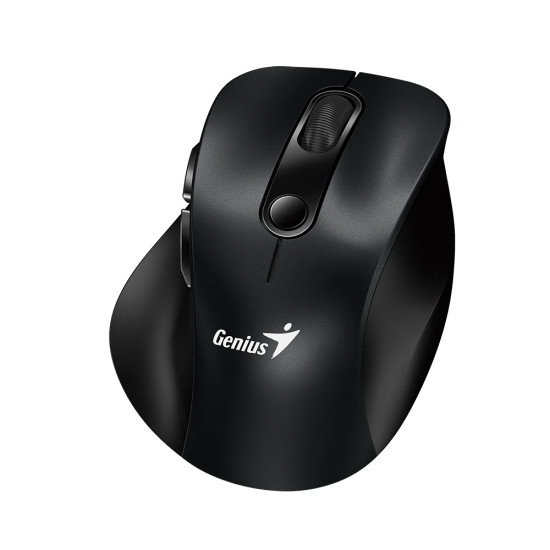 Genius безжина безшумна мишка Wireless Silent Mouse Ergo 9000S - Silent, Bluetooth, 2.4G, Black