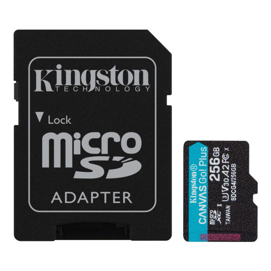 Memory card Kingston Canvas Go! Plus Gen4 microSDXC 256GB