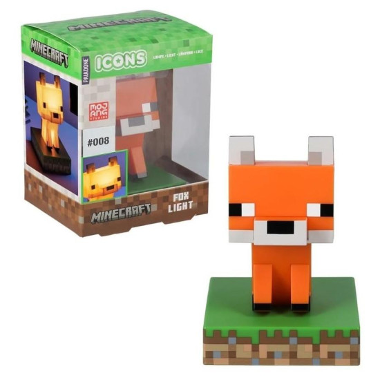 Paladone Icons: Minecraft - Fox Light, PP13275MCF
