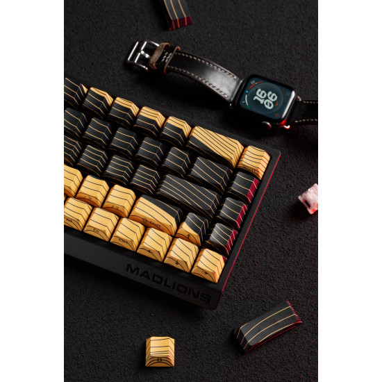 Madlions професионална геймърска механична клавиатура Professional Gaming Mechanical Keyboard MAD 68 HE Contour Flagship - 8K, Gateron Jade Pro [Linear]