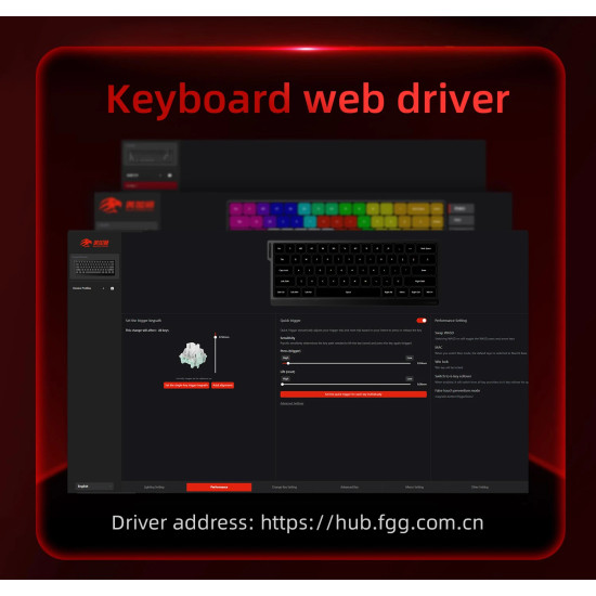 Madlions професионална геймърска механична клавиатура Professional Gaming Mechanical Keyboard MAD 68 HE Contour Flagship - 8K, Gateron Jade Pro [Linear]