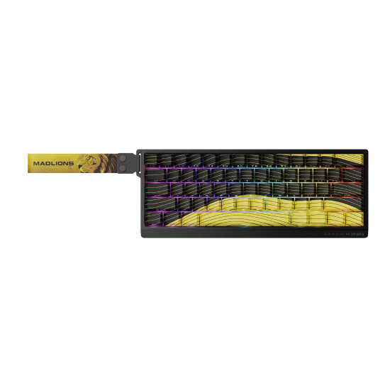 Madlions професионална геймърска механична клавиатура Professional Gaming Mechanical Keyboard MAD 60 HE Contour Flagship - 8K, Magnetic Amber Pro [Linear]