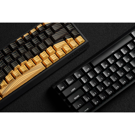 Madlions професионална геймърска механична клавиатура Professional Gaming Mechanical Keyboard MAD 60 HE Contour Flagship - 8K, Magnetic Amber Pro [Linear]
