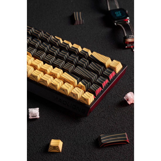 Madlions професионална геймърска механична клавиатура Professional Gaming Mechanical Keyboard MAD 60 HE Contour Flagship - 8K, Magnetic Amber Pro [Linear]