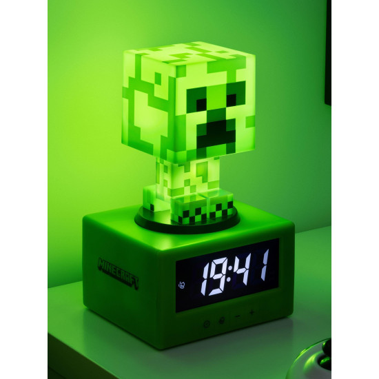 Paladone: Minecraft - Creeper Icon Alarm Clock, PP11369MCFV3