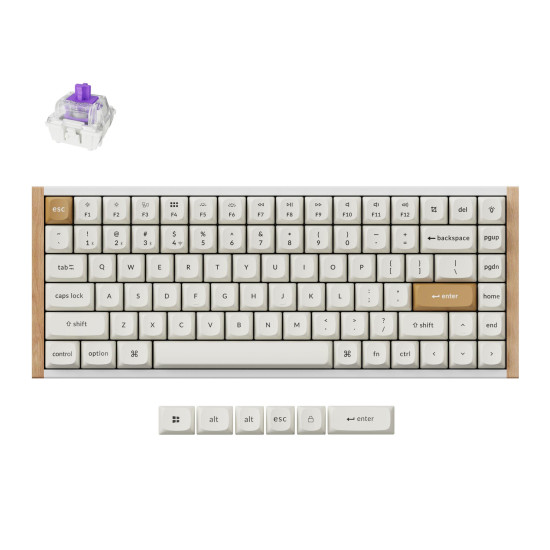 Mechanical Keyboard Keychron K2 HE Special Edition White - Wireless