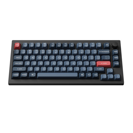 Mechanical keyboard Keychron V1 MAX QMK 75% Carbon Black - Wireless