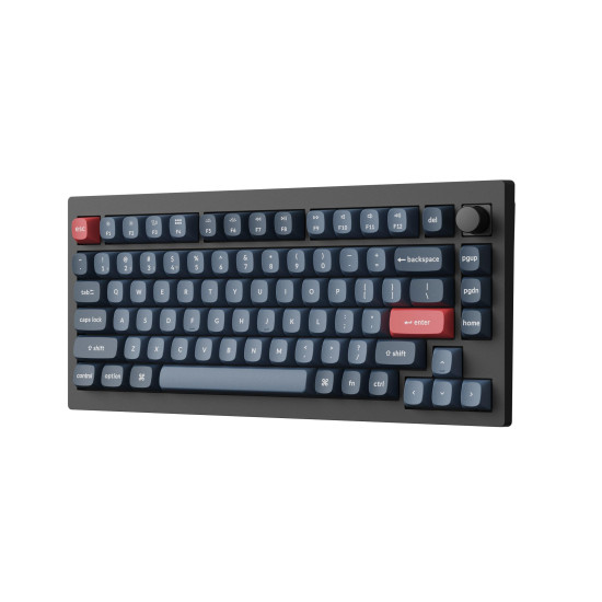 Mechanical keyboard Keychron V1 MAX QMK 75% Carbon Black - Wireless