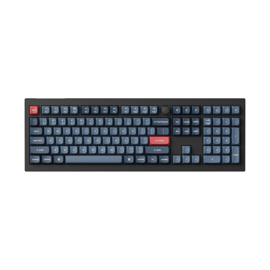 Mechanical keyboard Keychron V6 MAX QMK Carbon Black - Wireless, Full-Size