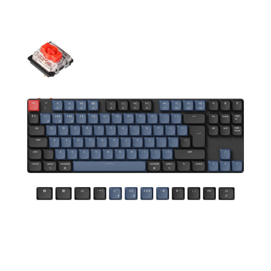 Mechanical Keyboard Keychron K1 Pro QMK/VIA TKL - Wireless, UK Layout