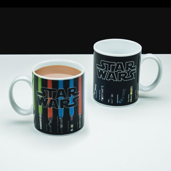 Paladone: Star Wars - Lightsaber Heat Change Mug DV (300ml), PP3699SWV3 Paladone: Star Wars - Lightsaber Heat Change Mug DV (300ml), PP3699SWV3