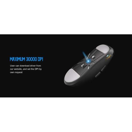 Lamzu професионална геймърска мишка INCA 8K - Wireless Gaming Mouse - Black