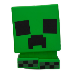 Лампа Paladone: Minecraft - Creeper SquishyGlo Silicone Light Rechargeable, PP14710MCF