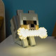 Paladone Glo Buddies: Minecraft - Wolf Light, PP14761MCF
