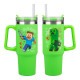 Paladone: Minecraft - Green 900ml Multiway Travel Cup Stra, PP14600MCF